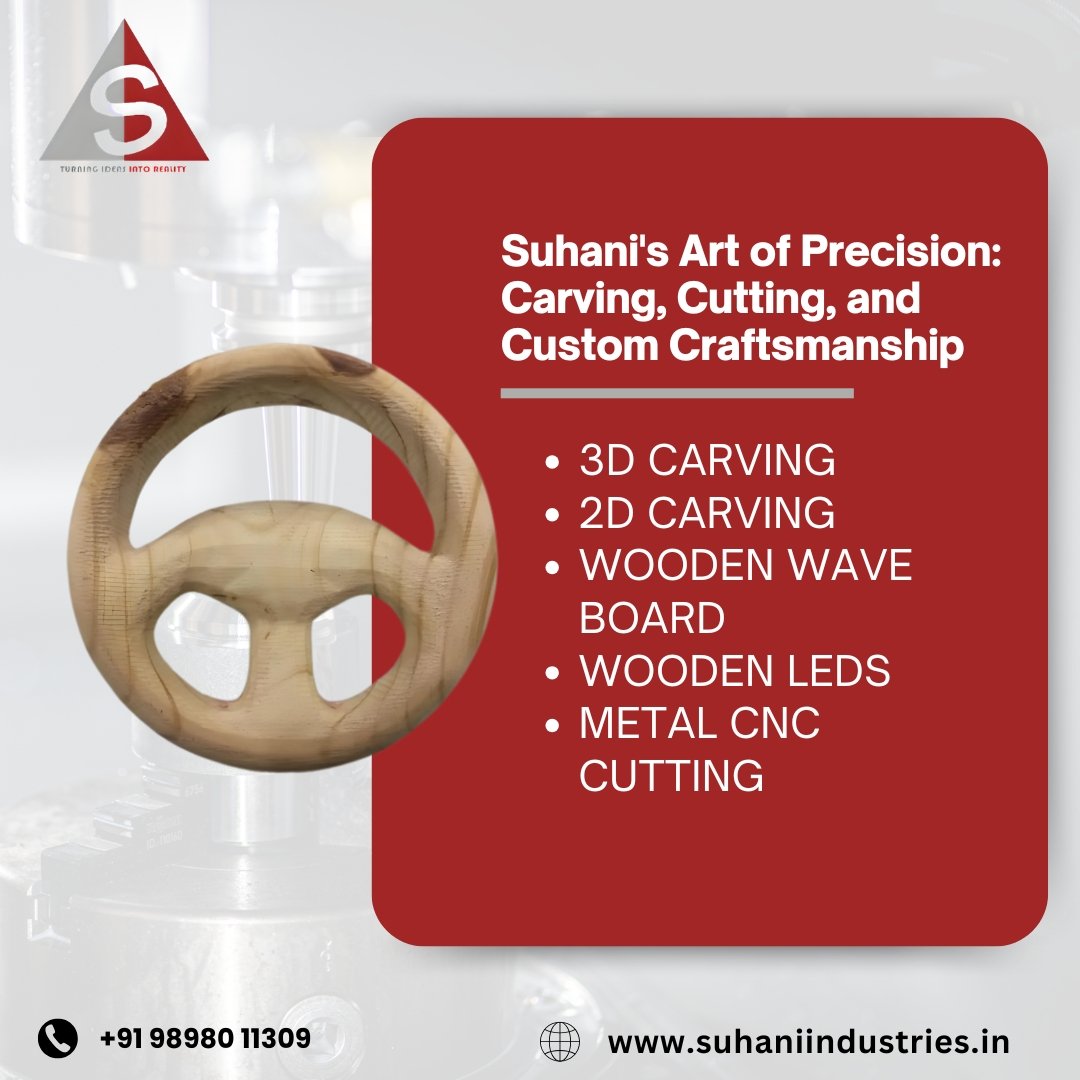 Custom CNC 3D Carving Services in Vadodara | Suhani Industries